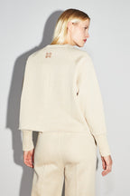 Sudadera The Sofia Jersey Lurex Beige