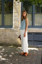 Froufrou Gauthier Denim Pants White