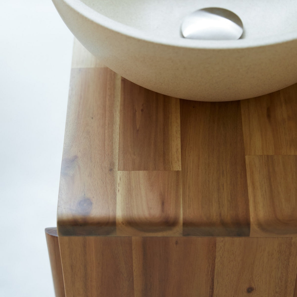 Lila - Meuble De Salle De Bain - Acacia - Naturel