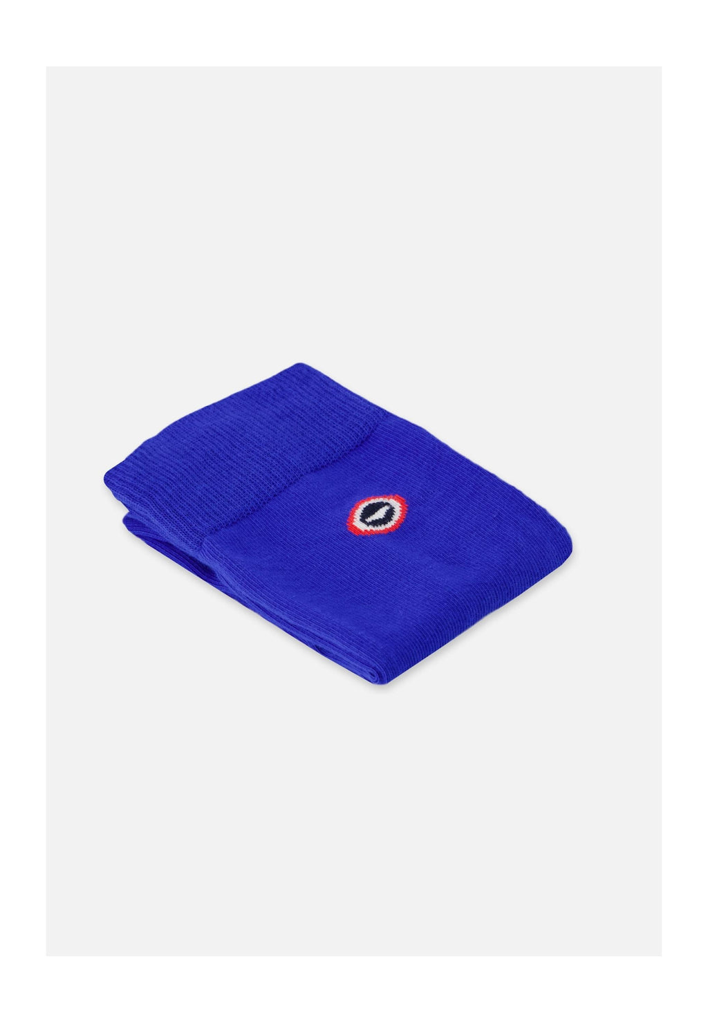 Chaussettes Mi-Hautes Unies Robuste - Bleu Nautique