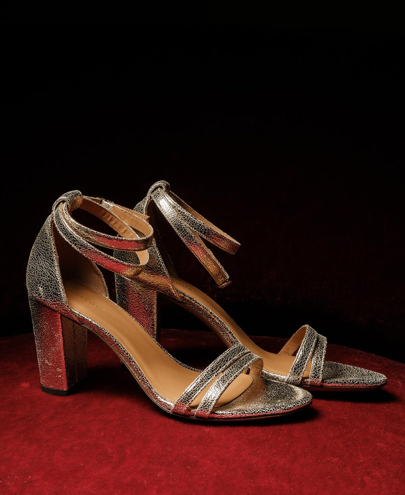 Sandals N°853 Gold Blanc