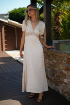 Robe Longue Gulia - Crème