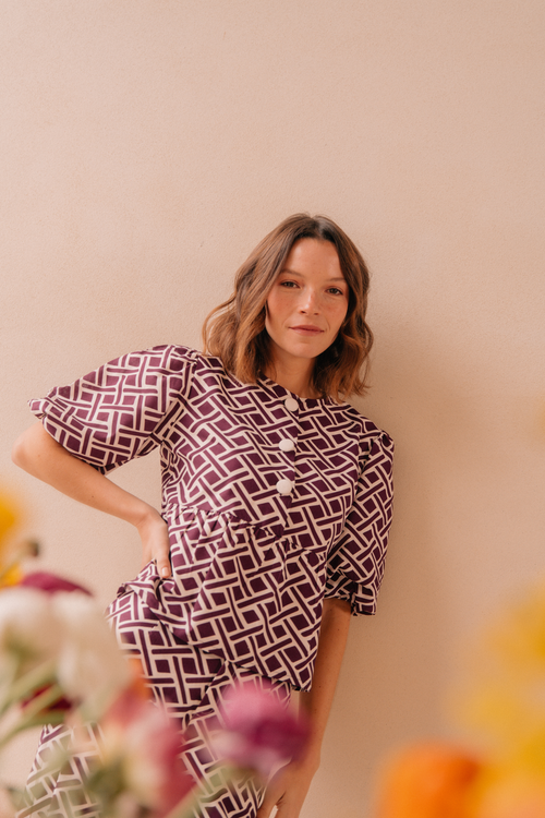 Blouse Aimée - Violet