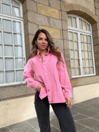 Candy Pink Celeste Denim Jacket