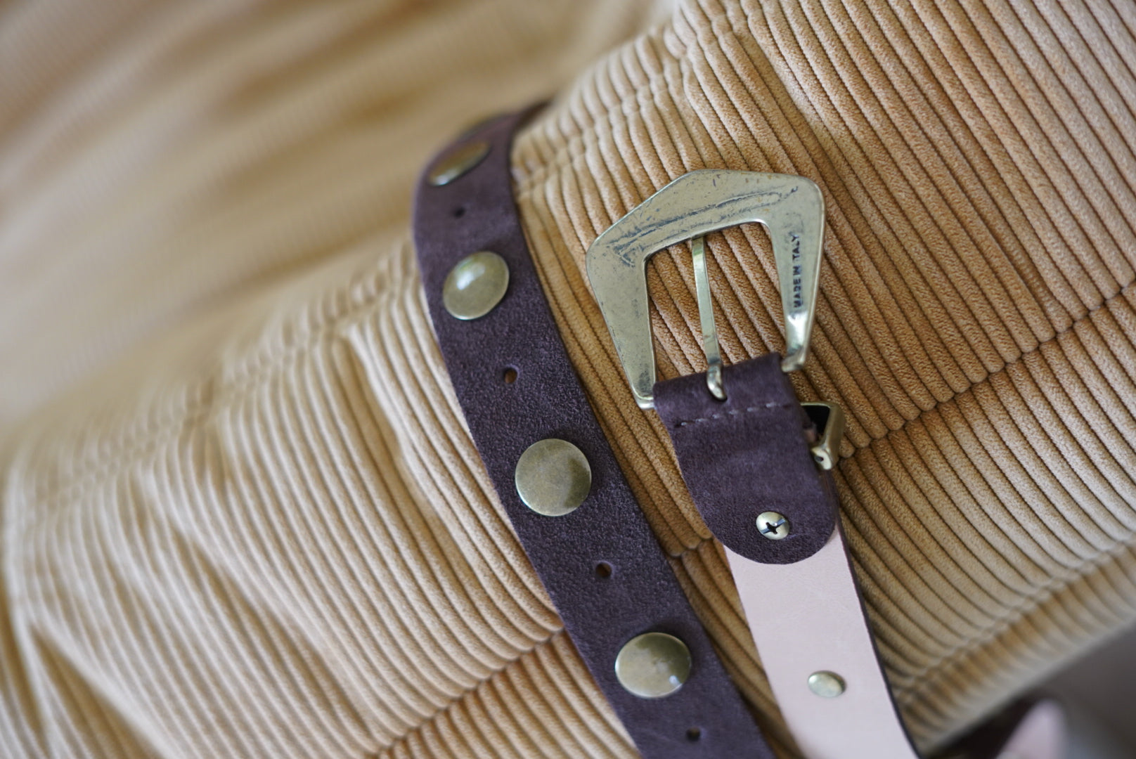 Brown Stud Belt
