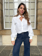 Blusa blanca Léonie
