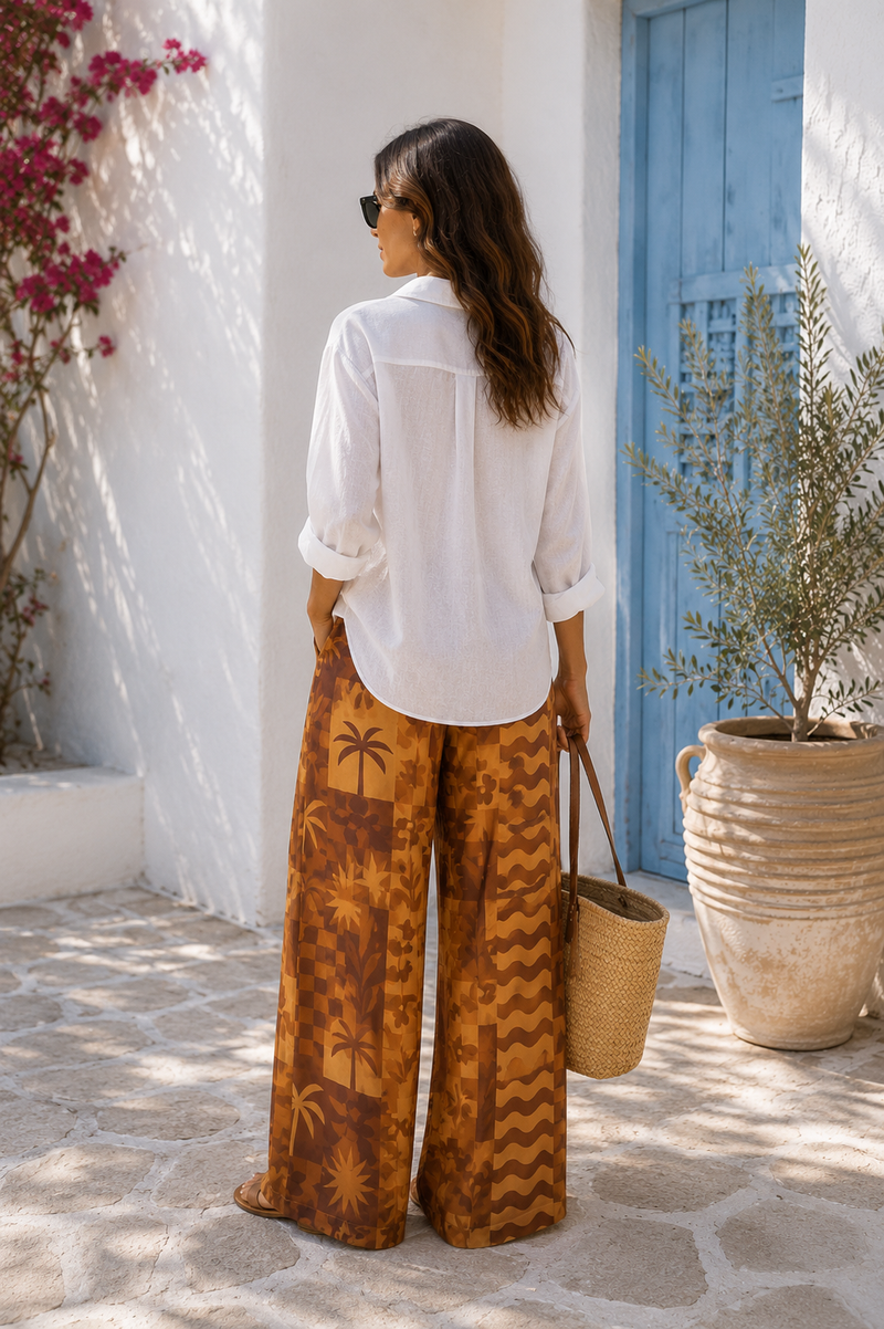 Pantalon Palmy - Marron