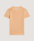 Jersey Cotele Manga Corta - Amarillo Arena - Mujer