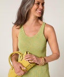 Camiseta sin mangas Cotele - Verde lima - Mujer