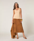 Camiseta sin mangas Cotele - Amarillo arena - Mujer