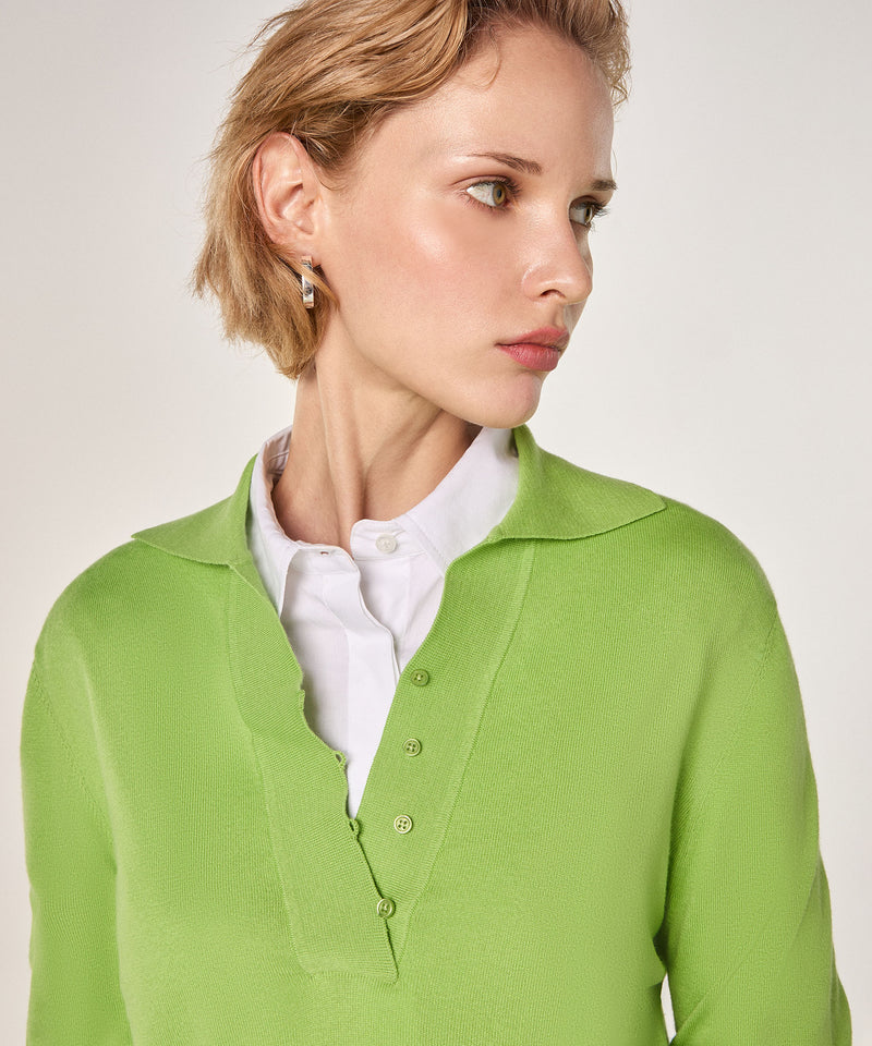 Polo con Cuello Fantasía - Verbena - Mujer
