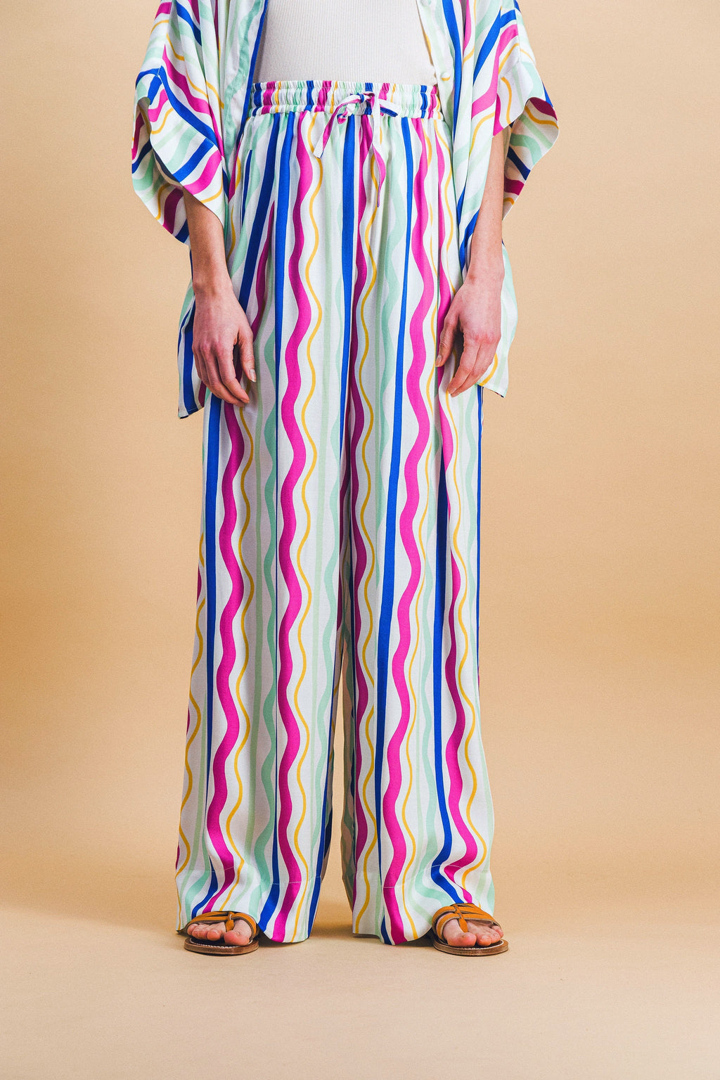 Théodore Pantalones Rainbow Lines