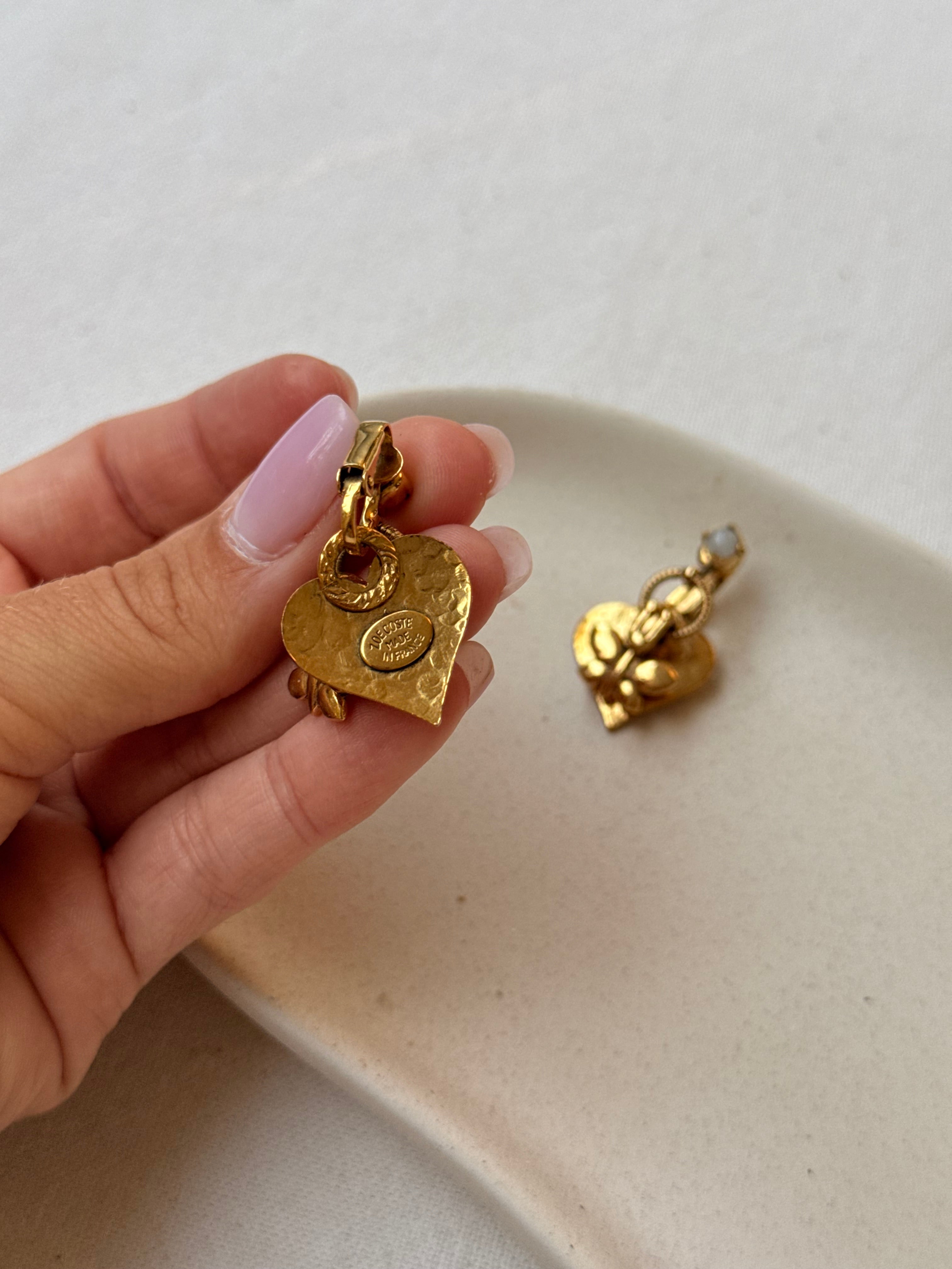 Zoé Coste Vintage Earrings - Gold-Tone Drop