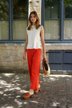 Froufrou Gauthier Denim Pants Red