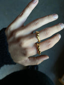 Bague Wave 003 - Vermeil