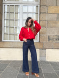 Gasparette raw denim jeans