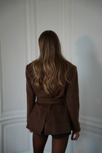 Olivia Brown - Wool Blazer Jacket