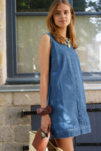 Agathe Dark Denim Dress