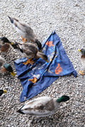 Georges Navy Pattern Scarf