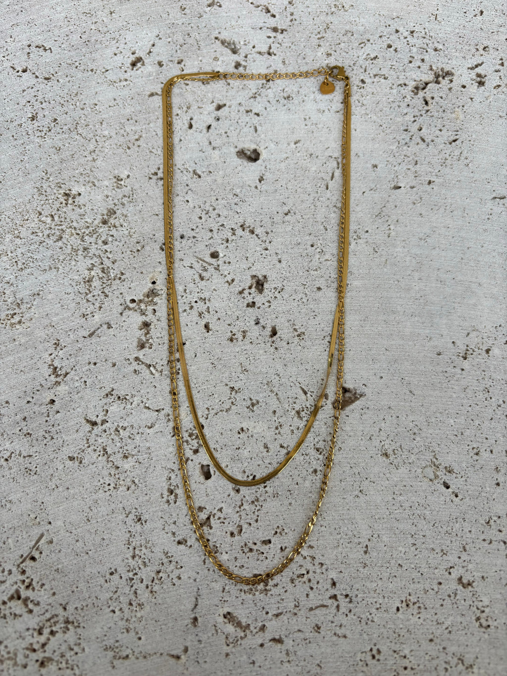 Flat X Link Necklace