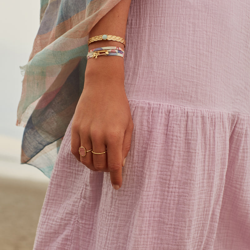 Anillo Pierre Astrid - Ópalo rosa