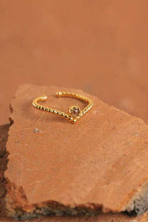 Venice Ring - Smoky Quartz