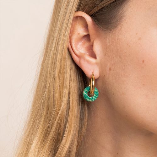 Billie Earrings - Amazonite
