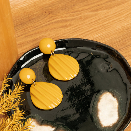 Fany Earrings - Amber