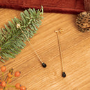 Stan Earrings - Black Onyx