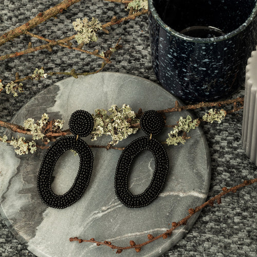 Olympe Earrings - Black