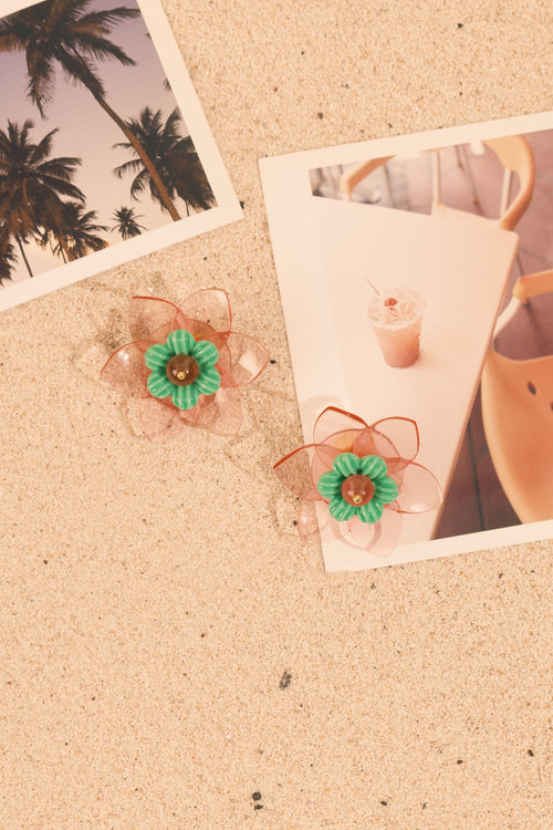 Florie Earrings - Quartz