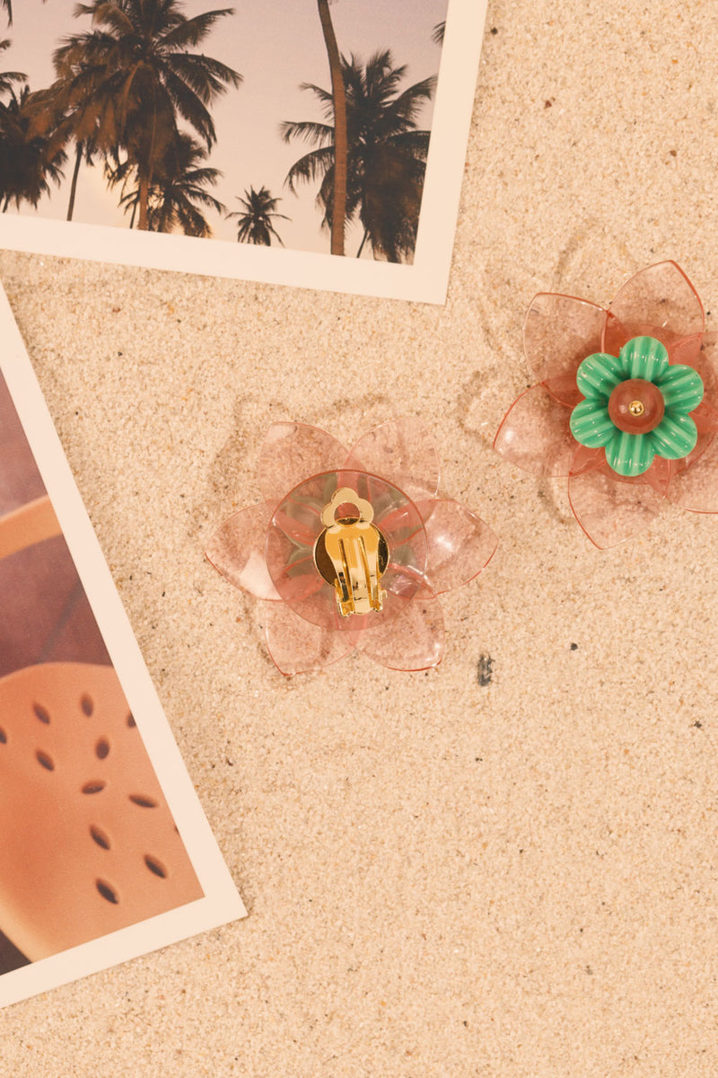 Florie Earrings - Quartz