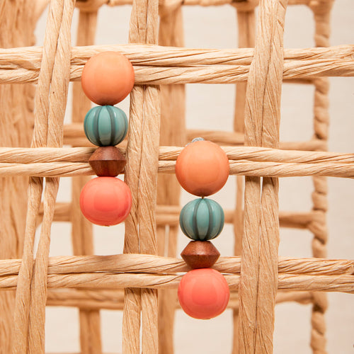 Pendientes Clip Poldie - Jade & Gres