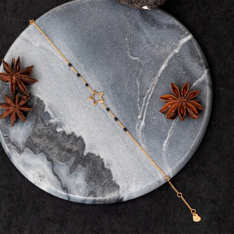 Star Bracelet - Black