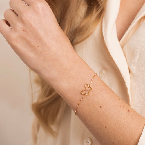 Butterfly Bracelet - Powder