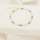 Naliny Bracelet - Labradorite & Garnet