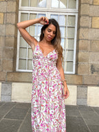 Robe Longue Fleurie Léandre