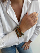 Lot De 2 Bracelets Savage Twins - Ambres