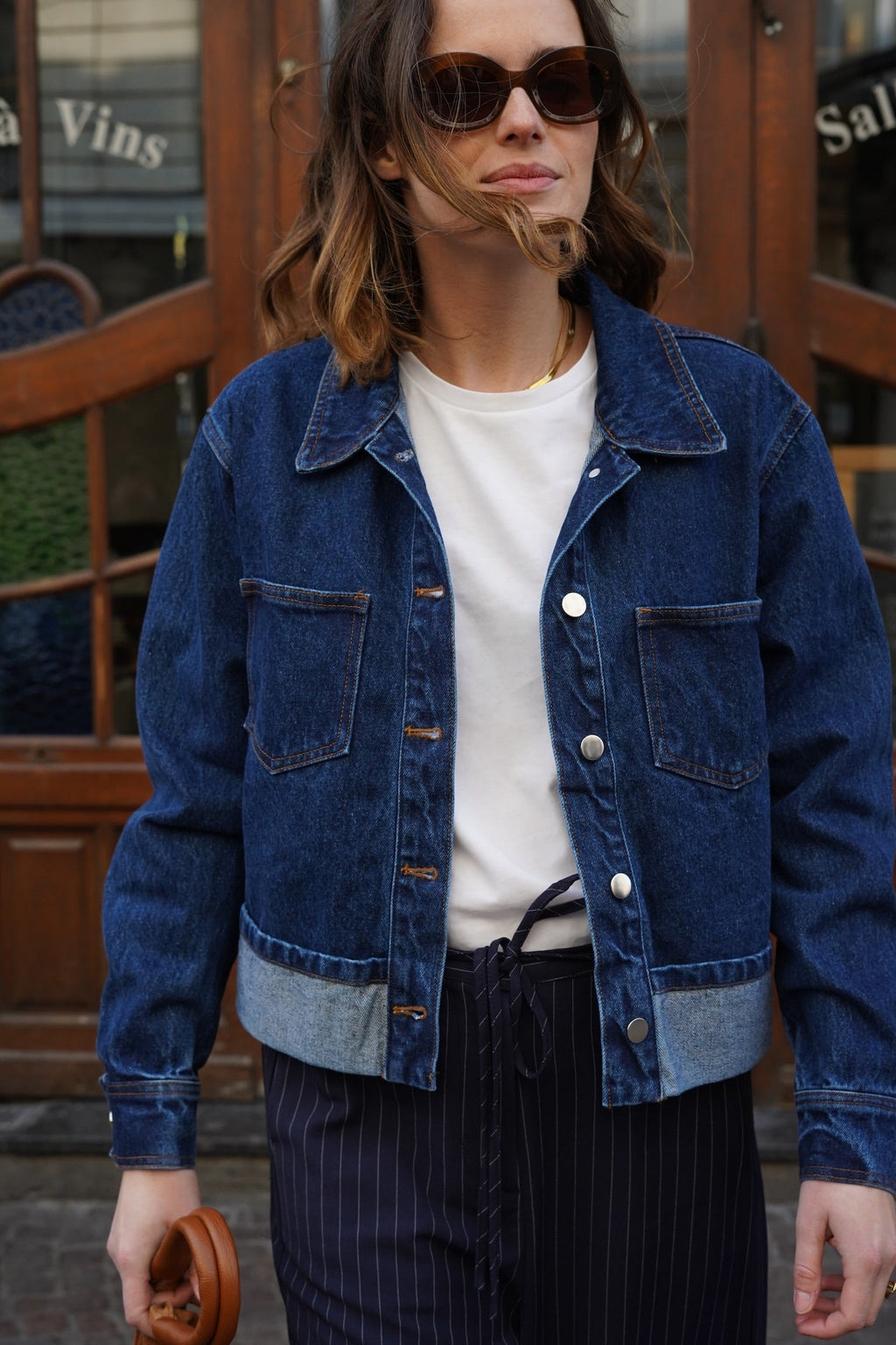 Roxane Denim Lapel Jacket