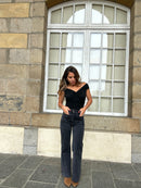 Top Carla negro