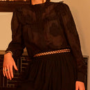 Diana Print Suede Belt - Mordore