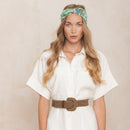 Tracy Textile Belt - Oatmeal