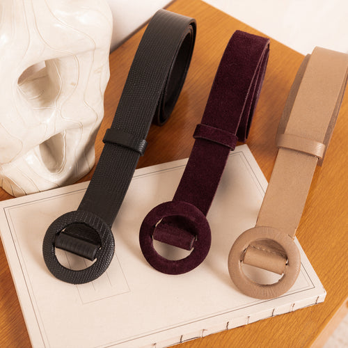 Tinna Belt - Beige & Gold