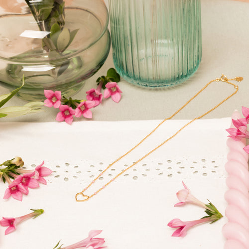 Collar Email Corazón - Guayaba