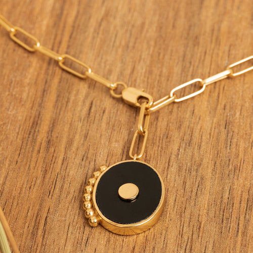 Andy Necklace - Black Onyx