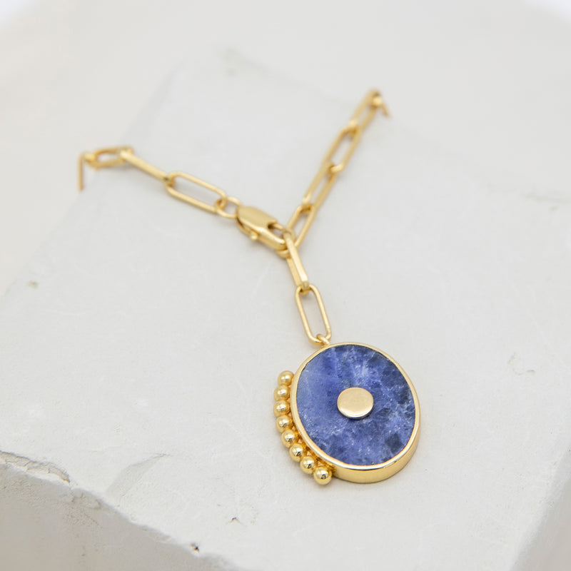 Pierre Andy Necklace - Sodalite