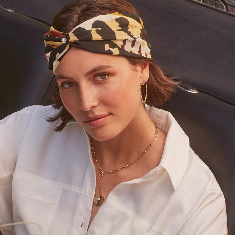 Pierre Andy Necklace - Petrified Wood