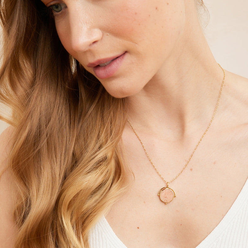 Collar Selie - Amazonita Naranja