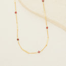 Collier Gaela - Grenat