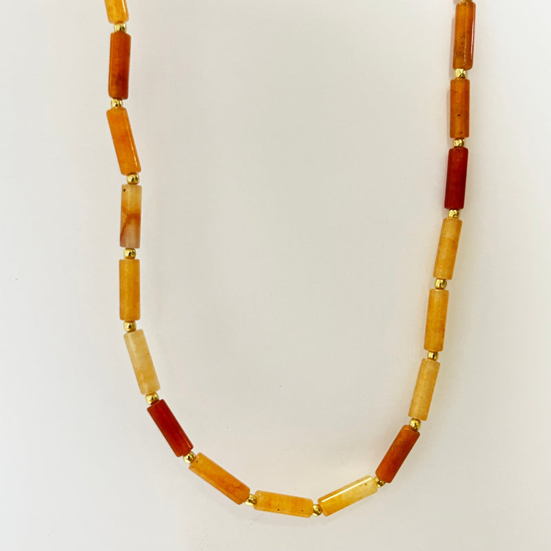 Collier Chandra - Onyx Orange
